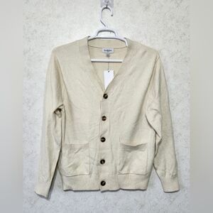 Goodfellow & Co Cardigan Sweater Button Front V Neck Preppy Teacher Casual New